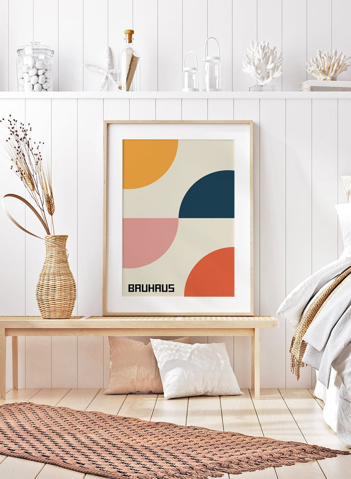 Bauhaus Geometric Art Print_Sugar & Canvas