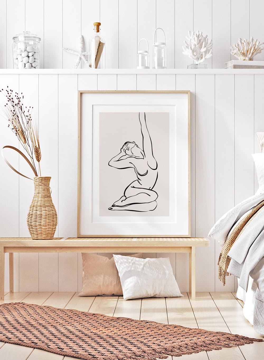 Silhouette Line Art Print_Sugar & Canvas