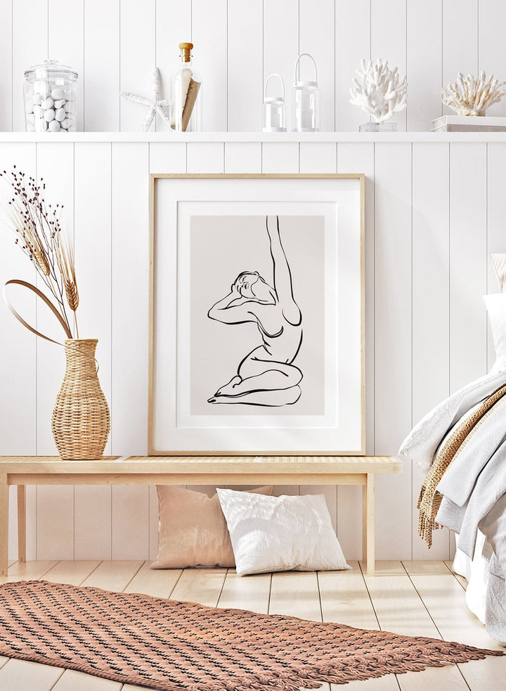 Silhouette Line Art Print_Sugar & Canvas