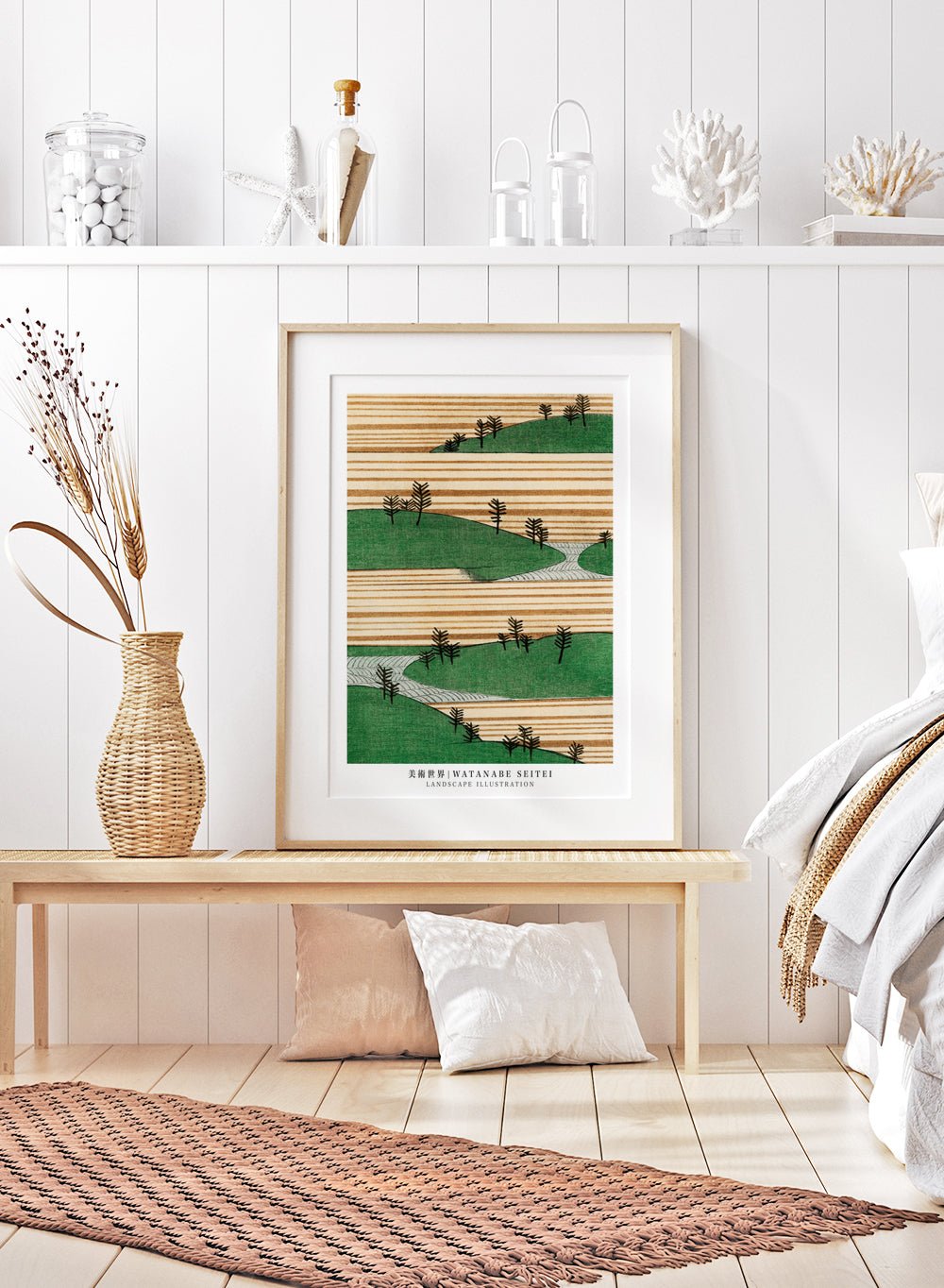 Watanabe Seitei Landscape Illustration Art Print_Sugar & Canvas