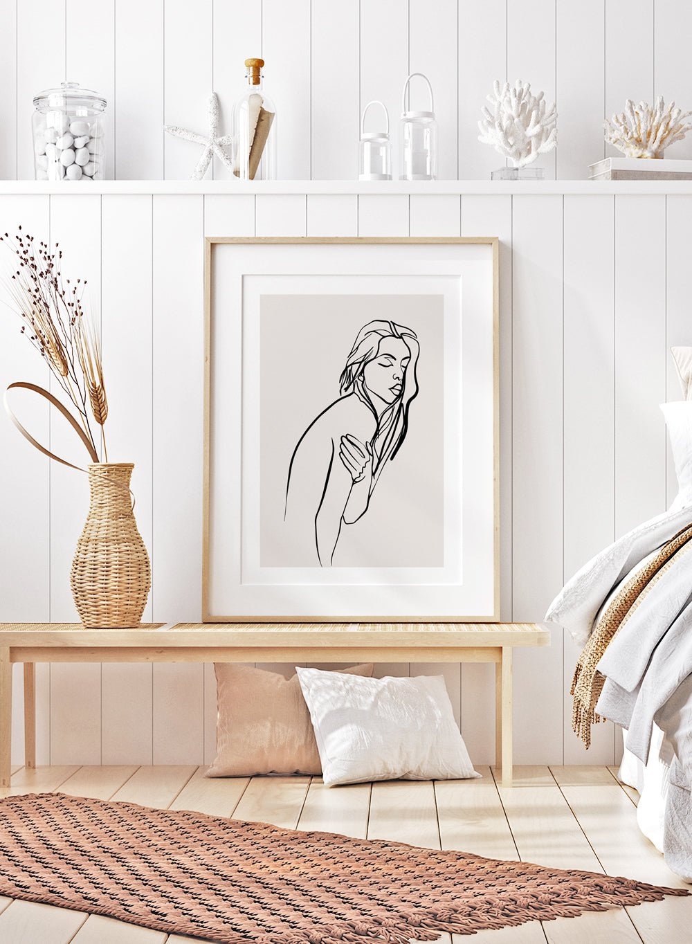 Silhouette Line Art Print_Sugar & Canvas