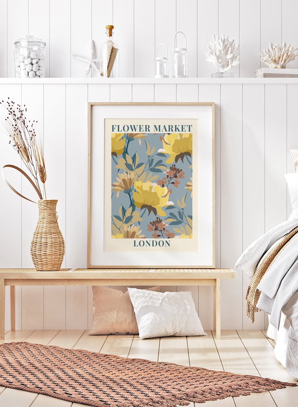 Flower Market London Art Print_Sugar & Canvas