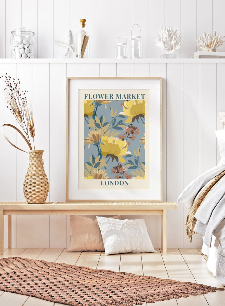 Flower Market London Art Print_Sugar & Canvas
