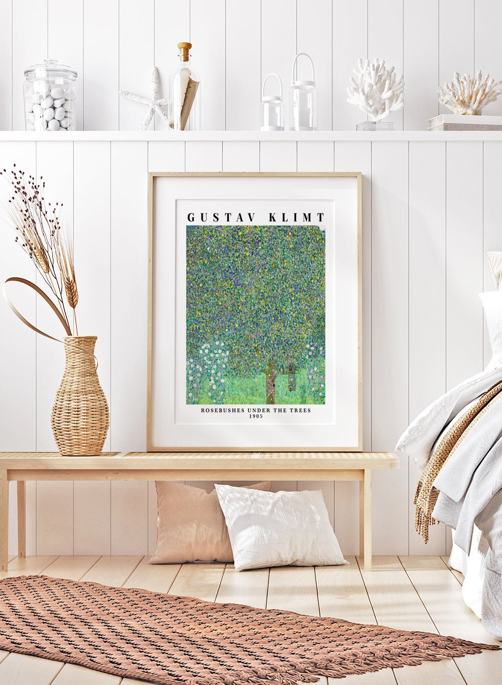 Gustav Klimt Rosebushes Under The Trees 1905 Art Print_Sugar & Canvas