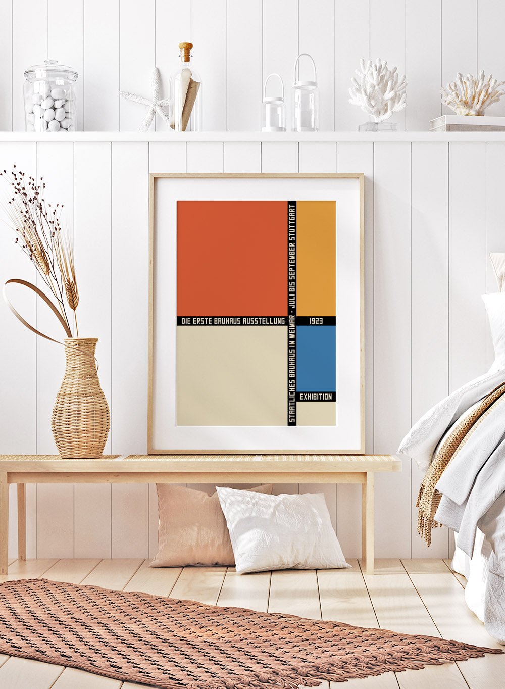 Bauhaus Geometric Color Block Art Print_Sugar & Canvas