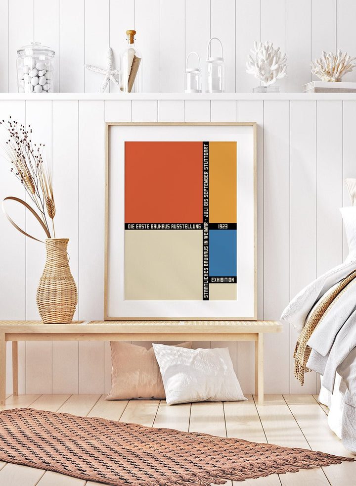 Bauhaus Geometric Color Block Art Print_Sugar & Canvas
