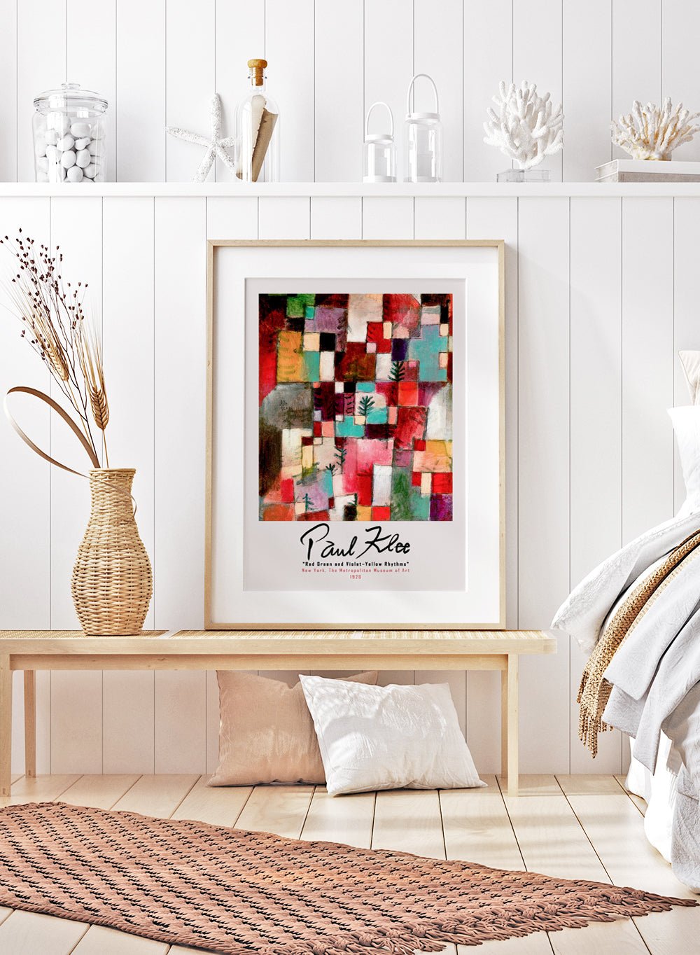 Paul Klee Red Green Violet–Yellow Rhythms 1920 Art Print_Sugar & Canvas