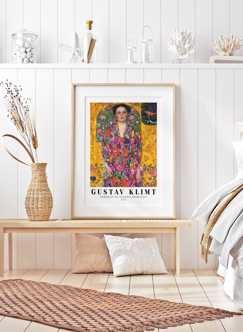 Gustav Klimt Portrait of Eugenia Primavesi 1913 Art Print_Sugar & Canvas