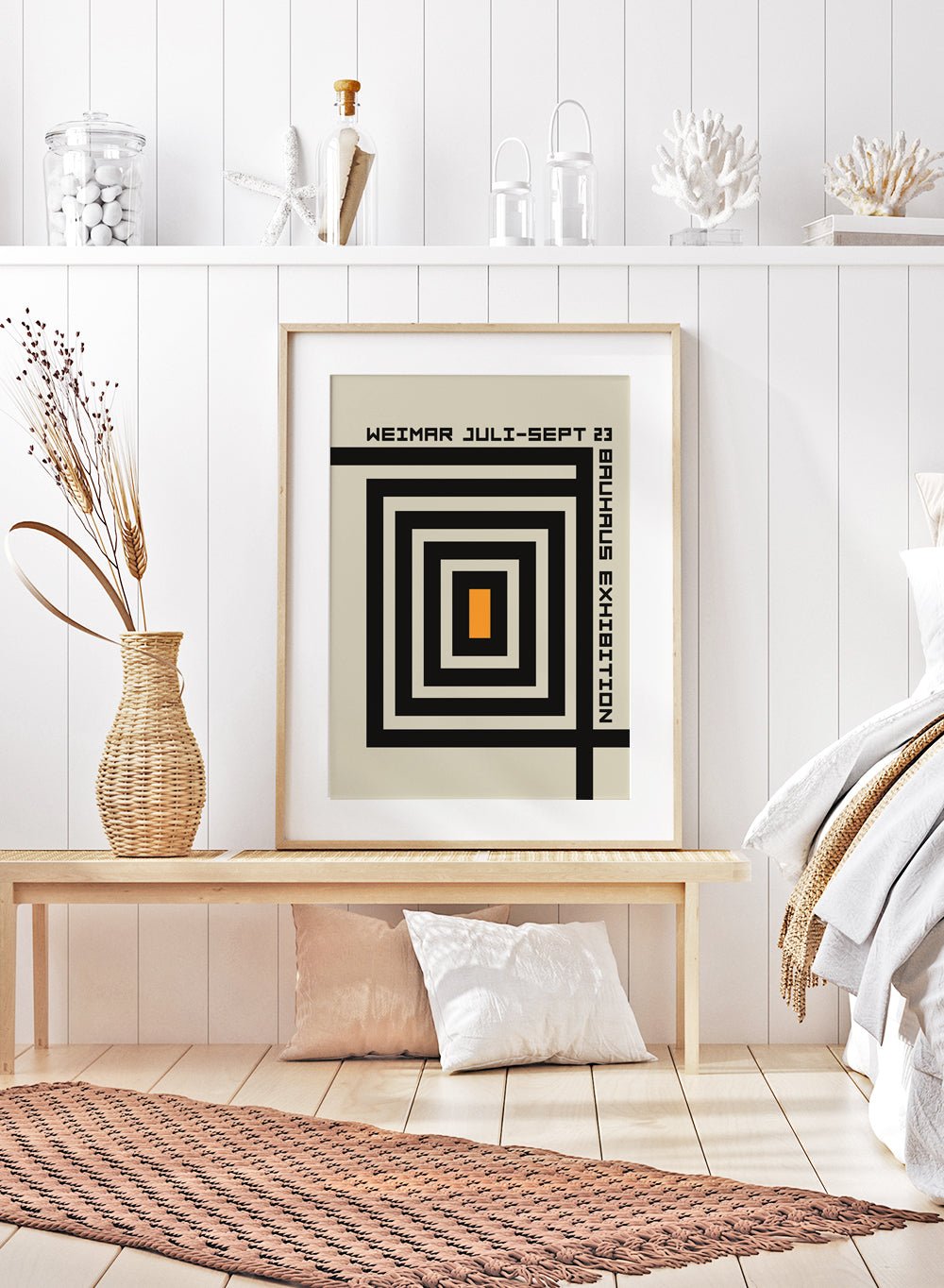 Bauhaus Geometric Art Print_Sugar & Canvas