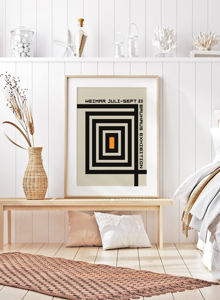 Bauhaus Geometric Art Print_Sugar & Canvas