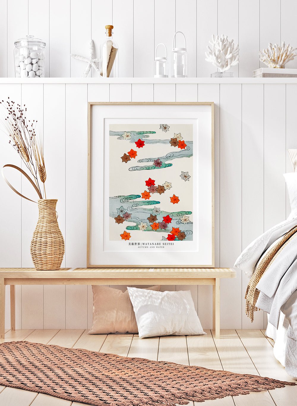 Watanabe Seitei Autumn and Water Art Print_Sugar & Canvas
