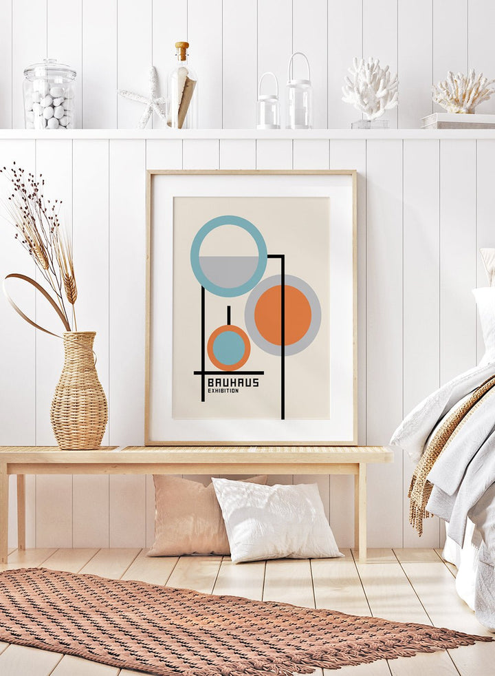 Bauhaus Geometric Art Print_Sugar & Canvas