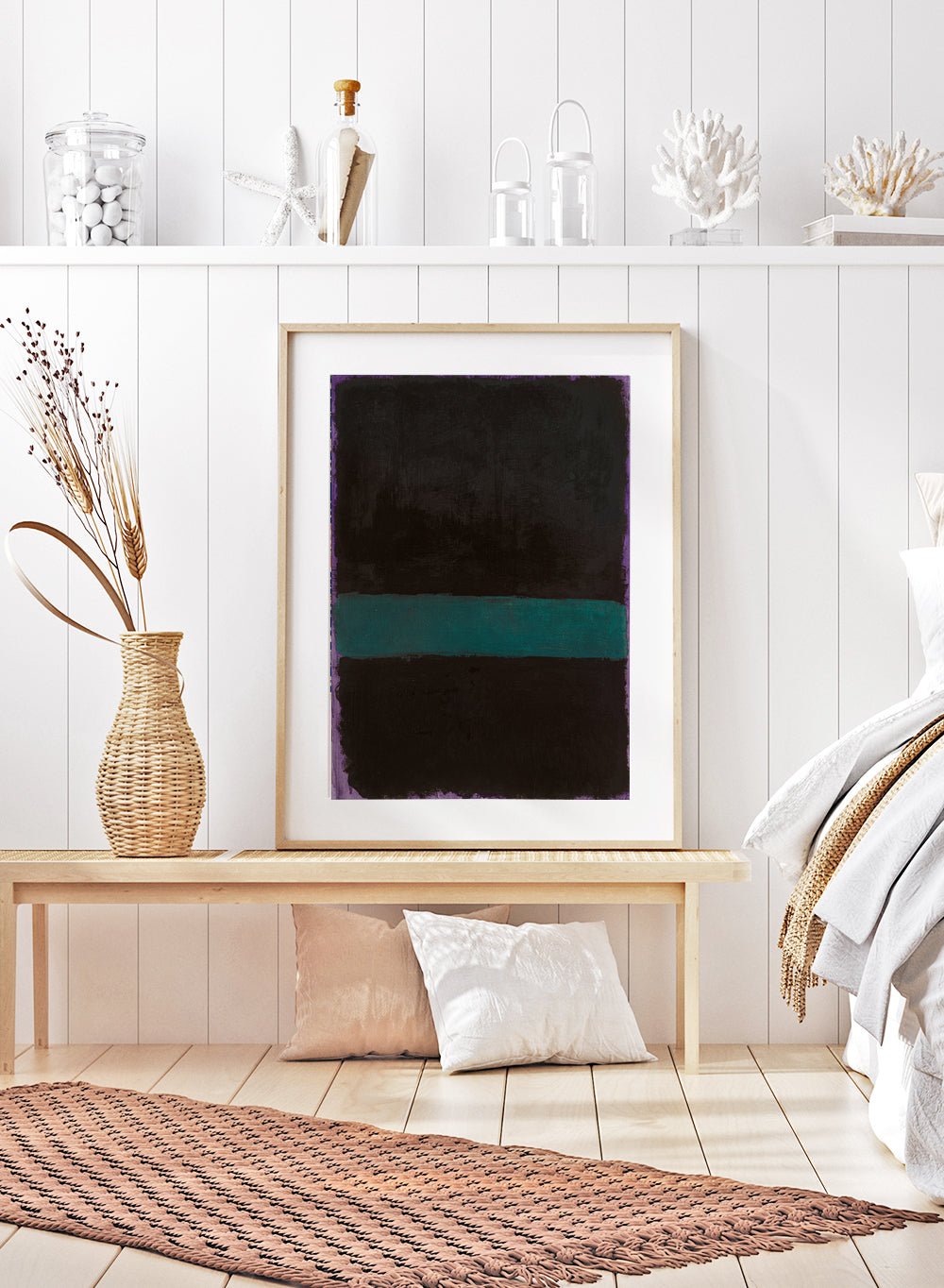 Mark Rothko Untitled 1969 Black Green Purple Vintage Exhibition