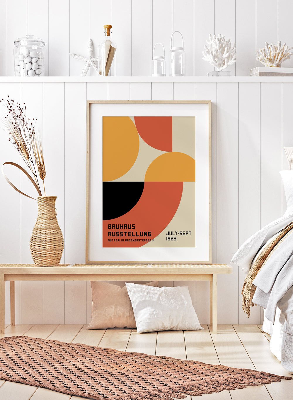 Bauhaus Geometric Art Print_Sugar & Canvas