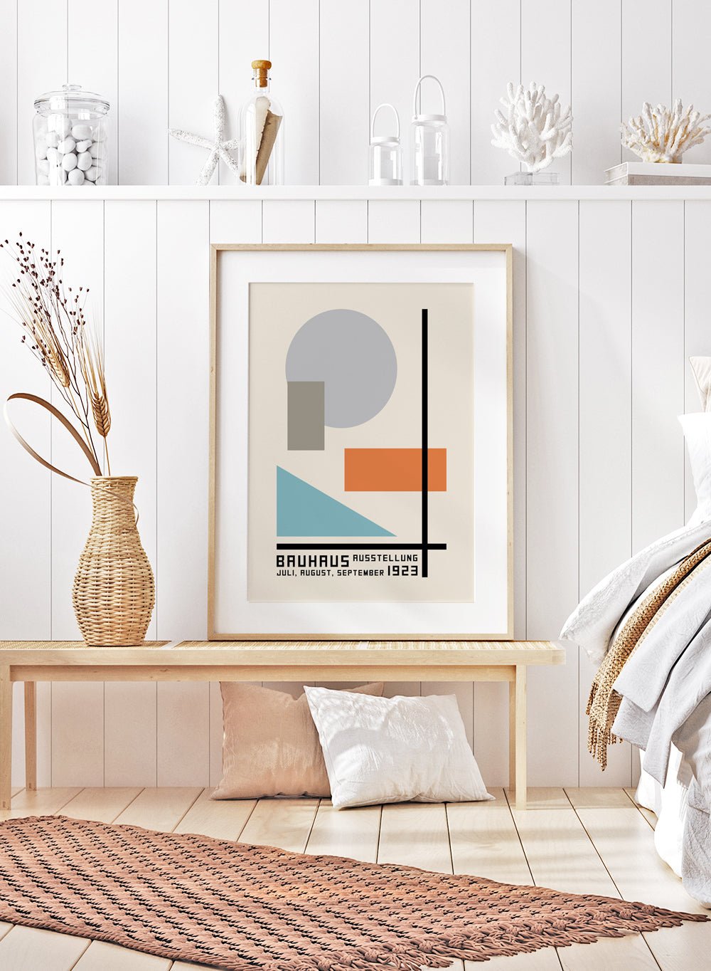 Bauhaus Geometric Art Print_Sugar & Canvas
