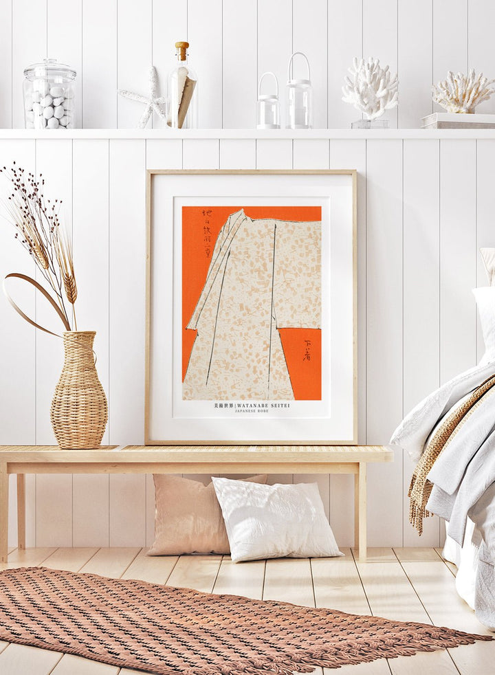 Watanabe Seitei Japanese Robe Art Print_Sugar & Canvas
