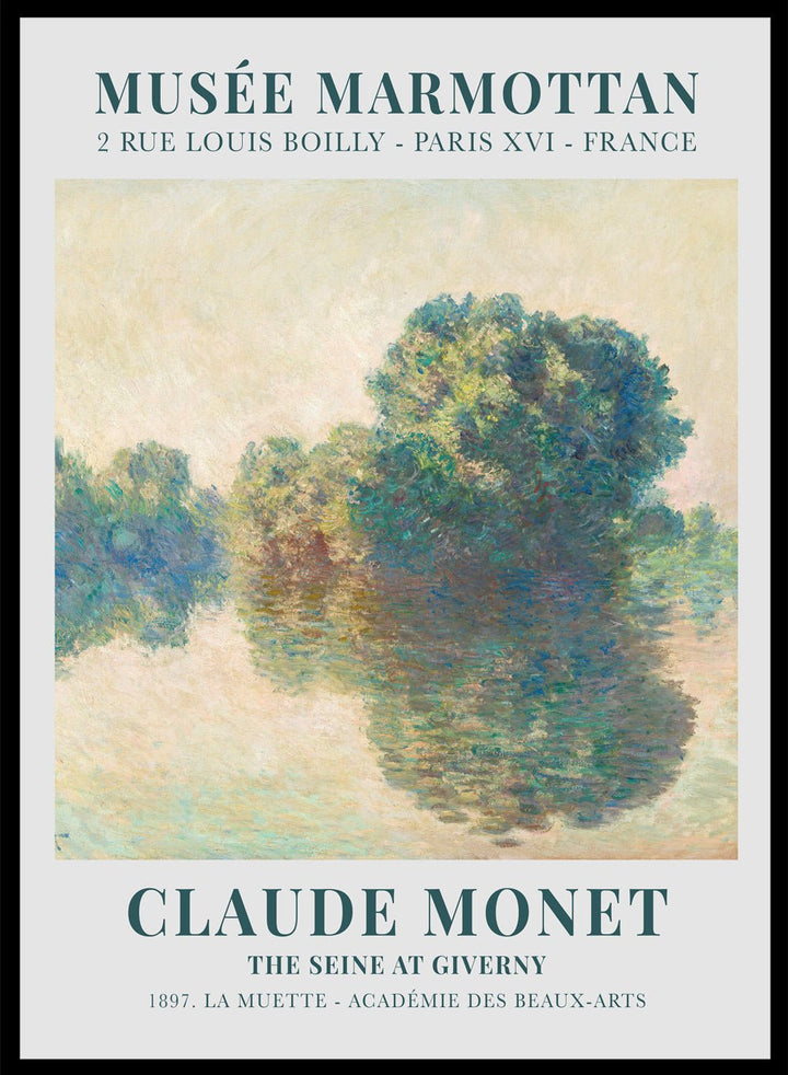 The Seine at Giverny 1897 by Monet Print_Sugar & Canvas