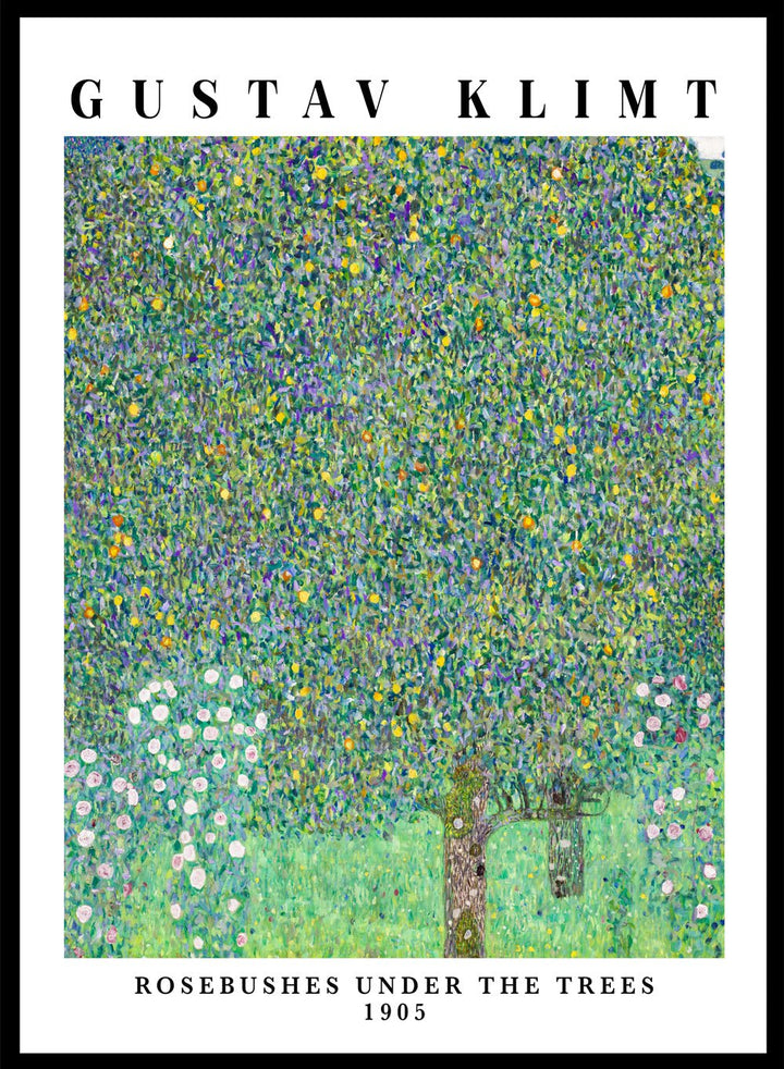 Gustav Klimt Rosebushes Under The Trees 1905 Art Print_Sugar & Canvas