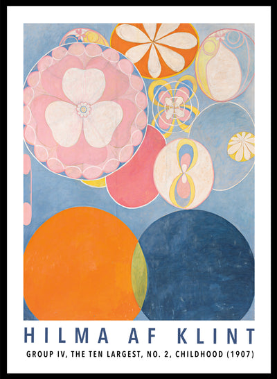 Sugar & Canvas 8x10 inches/20x25cm Hilma af Klint The Ten Largest, No. 2 Art Print