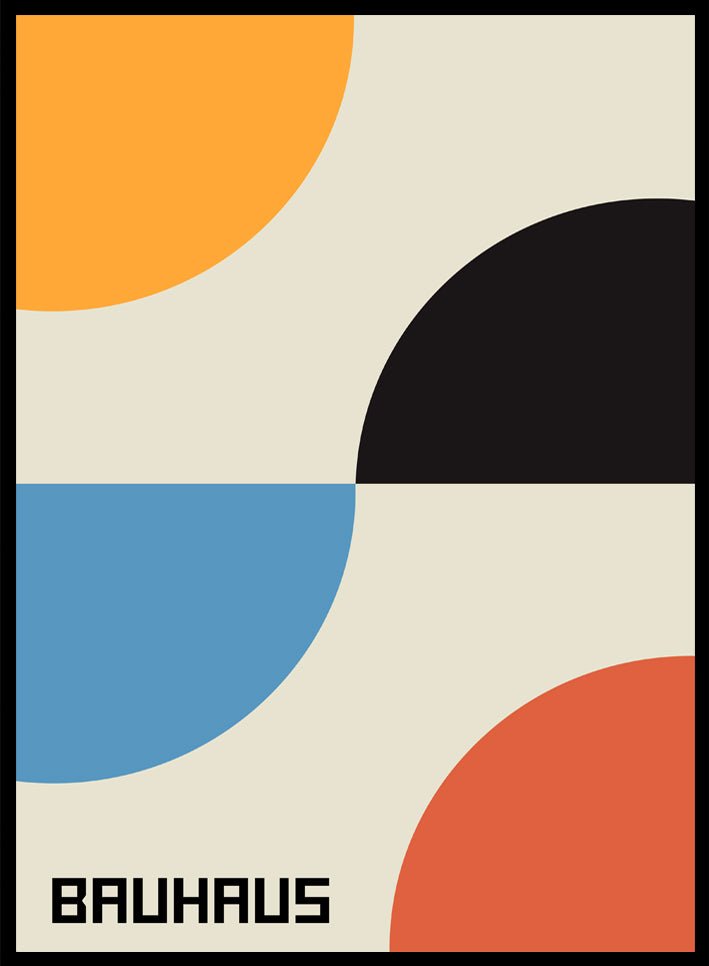 Bauhaus Geometric Art Print_Sugar & Canvas