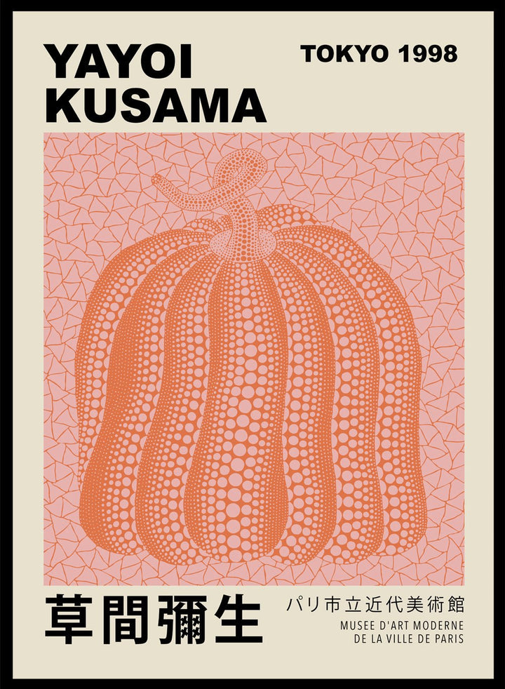 Pumpkin Forever Inspired by Yayoi Kusama Art Print_Sugar & Canvas