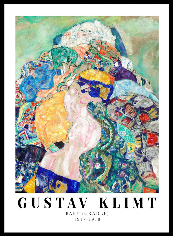 Gustav Klimt Baby Cradle 1917 - 1918 Art Print_Sugar & Canvas