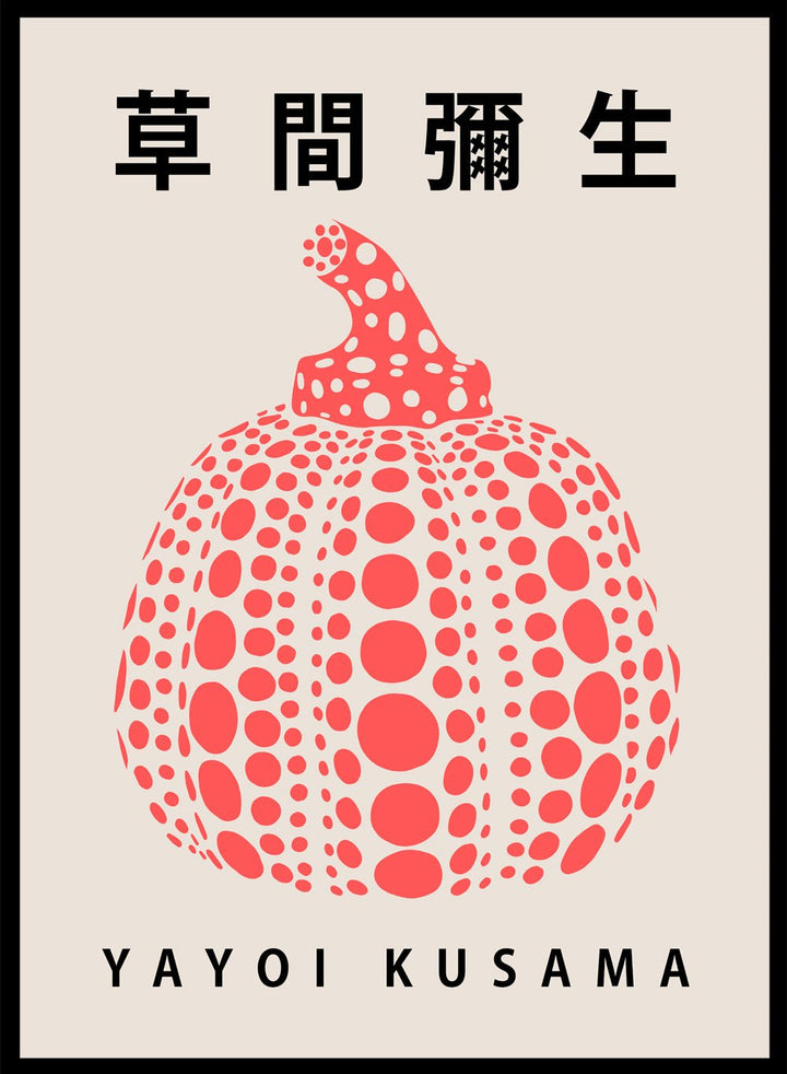 Pumpkin Forever Inspired by Yayoi Kusama Art Print_Sugar & Canvas