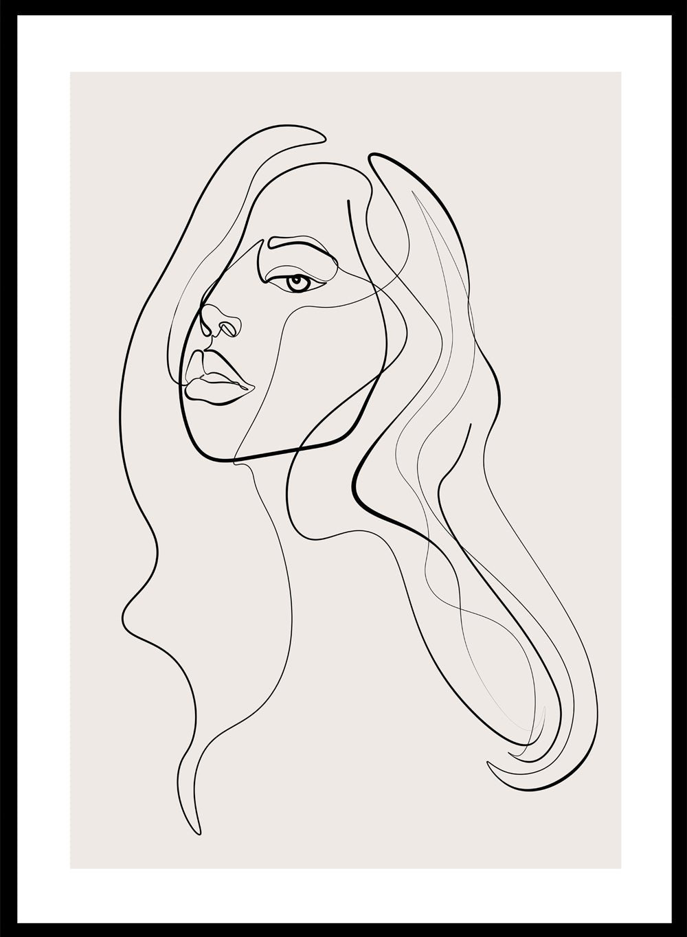 Silhouette Line Art Print_Sugar & Canvas