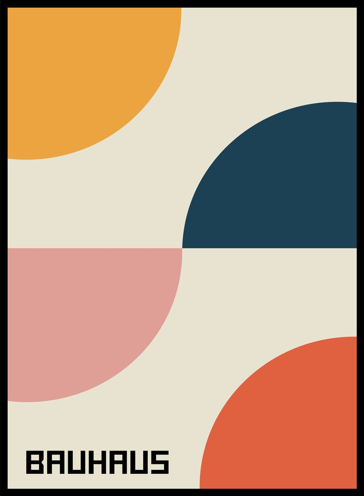 Bauhaus Geometric Art Print_Sugar & Canvas