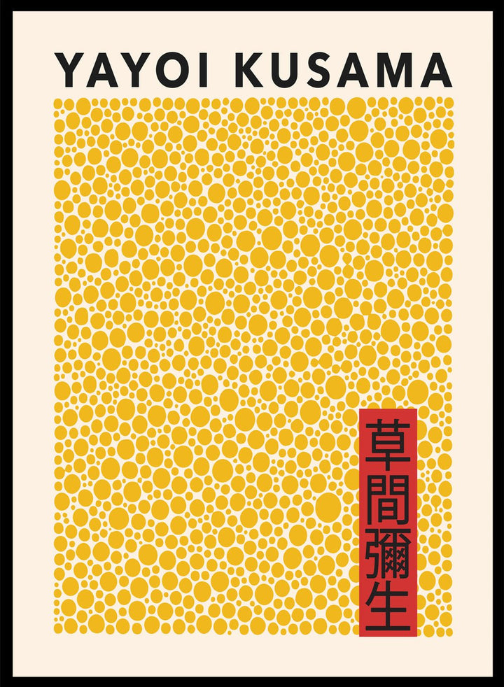 Polka Dots Inspired by Yayoi Kusama Art Print_Sugar & Canvas