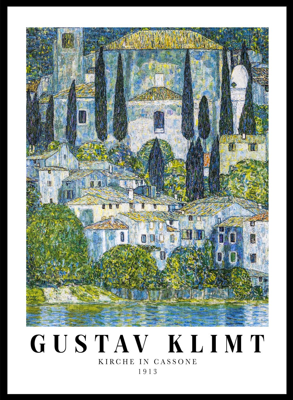 Gustav Klimt Kirche in Cassone 1913 Art Print_Sugar & Canvas