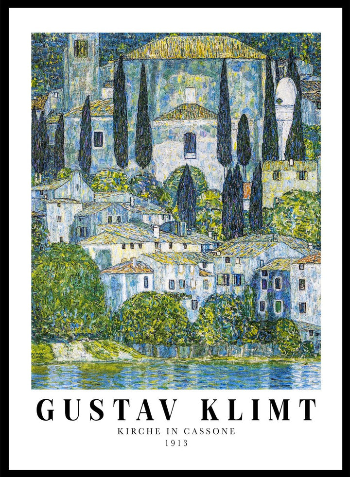 Gustav Klimt Kirche in Cassone 1913 Art Print_Sugar & Canvas