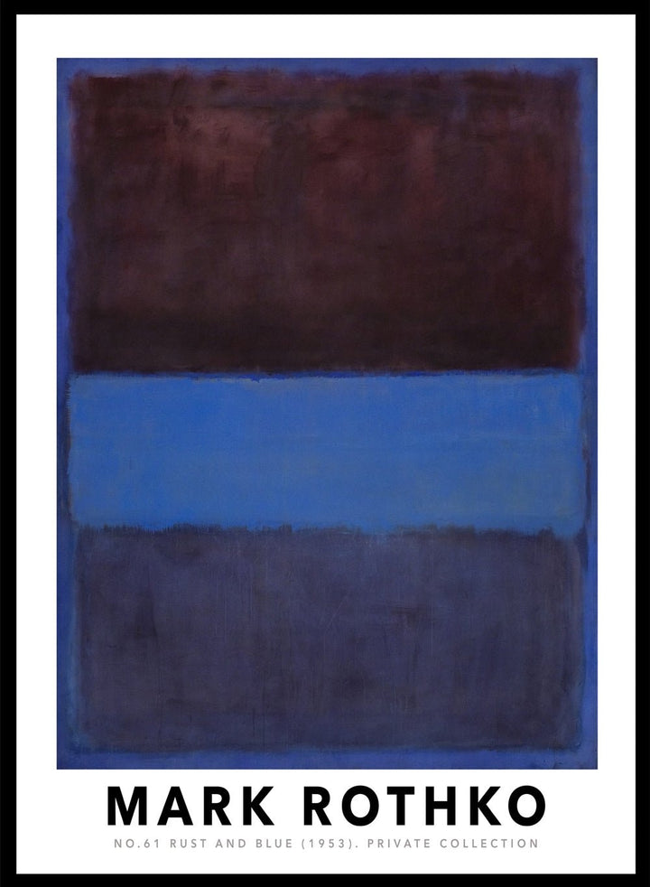Mark Rothko No. 61 Rust and Blue 1953 Art Print_Sugar & Canvas