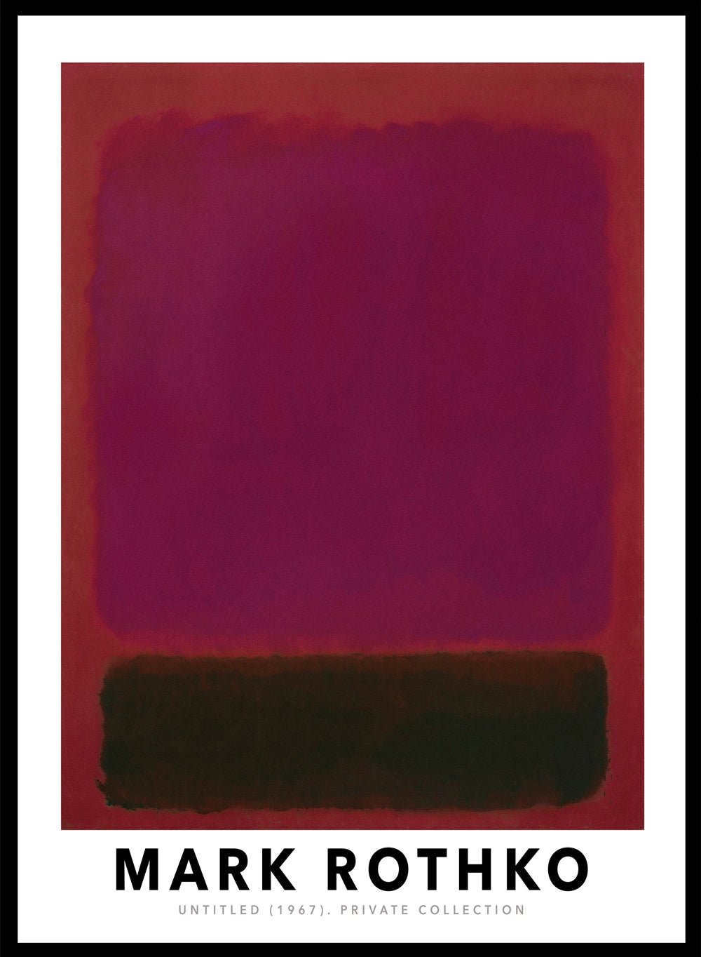 Mark Rothko Untitled Art Print_Sugar & Canvas