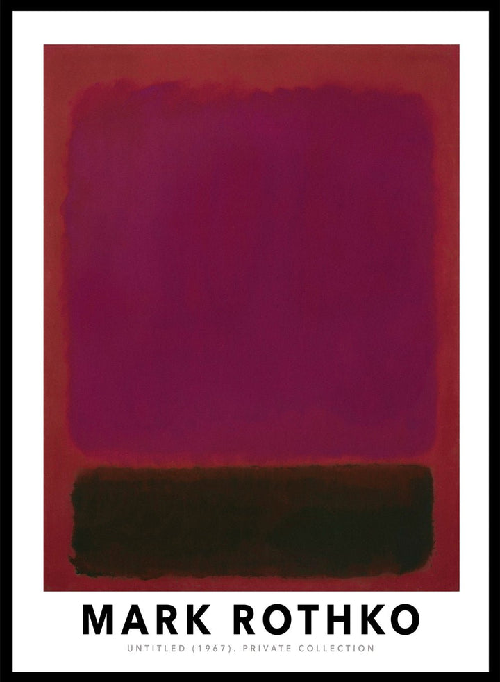 Mark Rothko Untitled Art Print_Sugar & Canvas