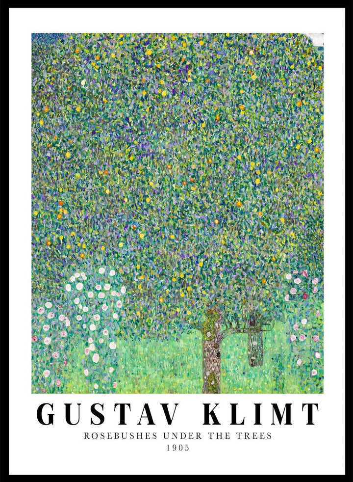 Gustav Klimt Rosebushes Under The Trees 1905 Art Print_Sugar & Canvas