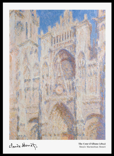 Sugar & Canvas 8x10 inches/20x25cm The Cour d'Albane 1892 by Monet Print