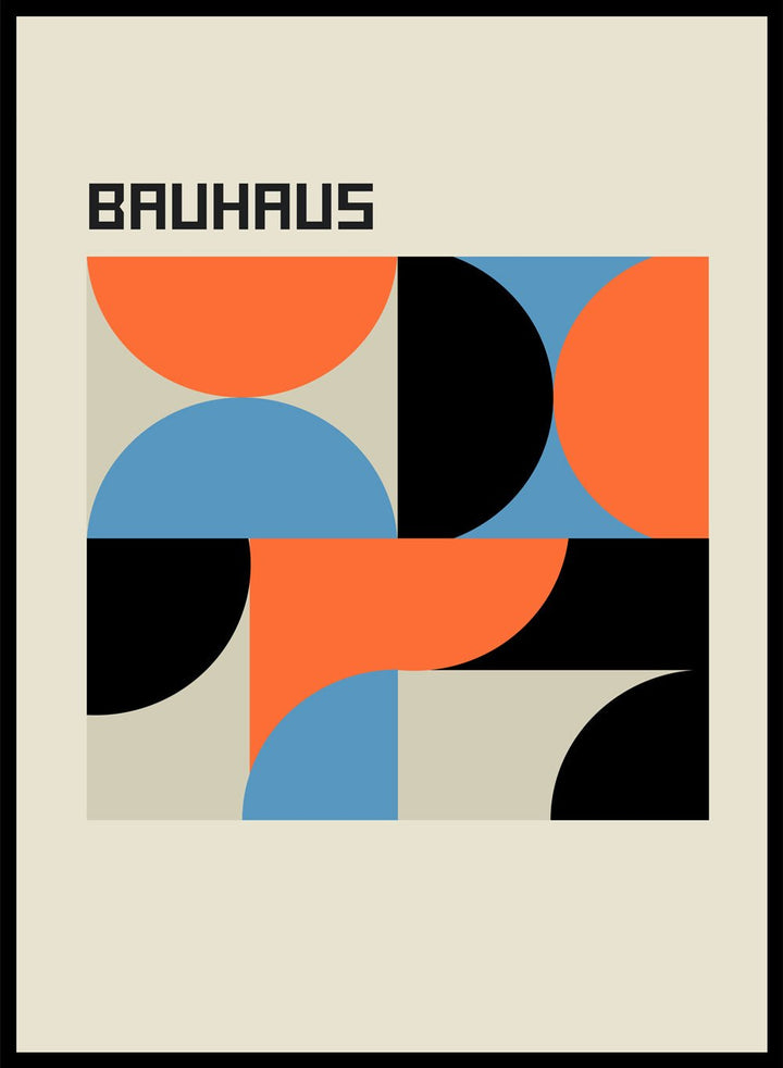 Bauhaus Geometric Art Print_Sugar & Canvas