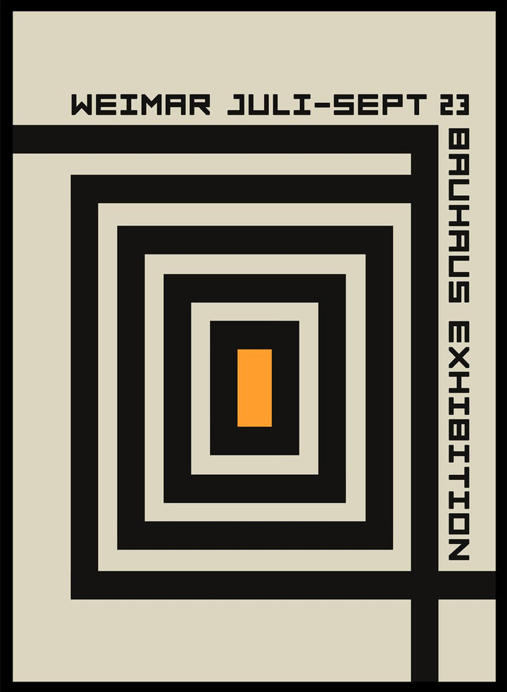 Bauhaus Geometric Art Print_Sugar & Canvas