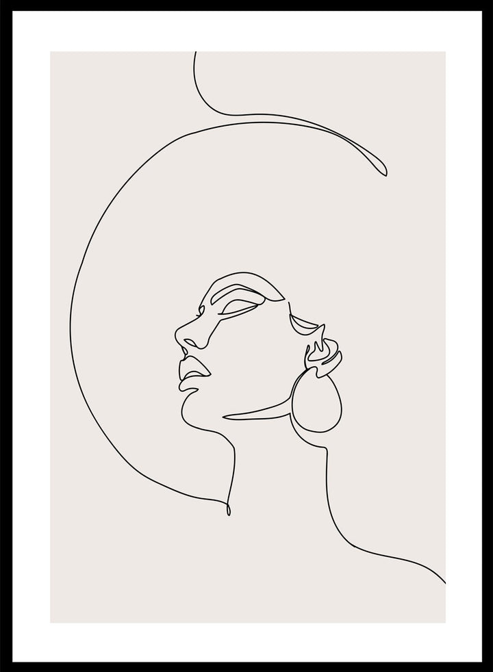 Silhouette Line Art Print_Sugar & Canvas