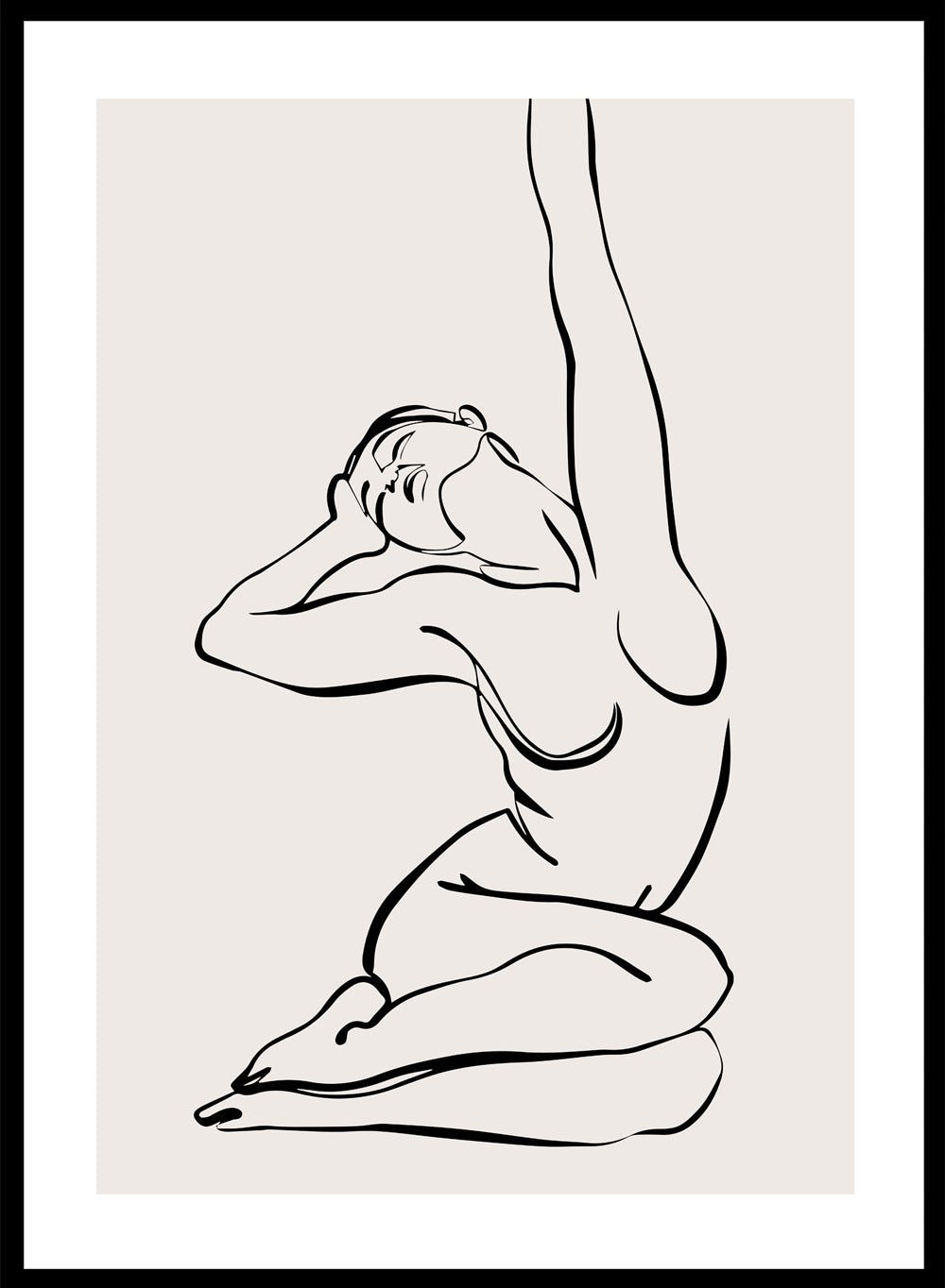 Silhouette Line Art Print_Sugar & Canvas