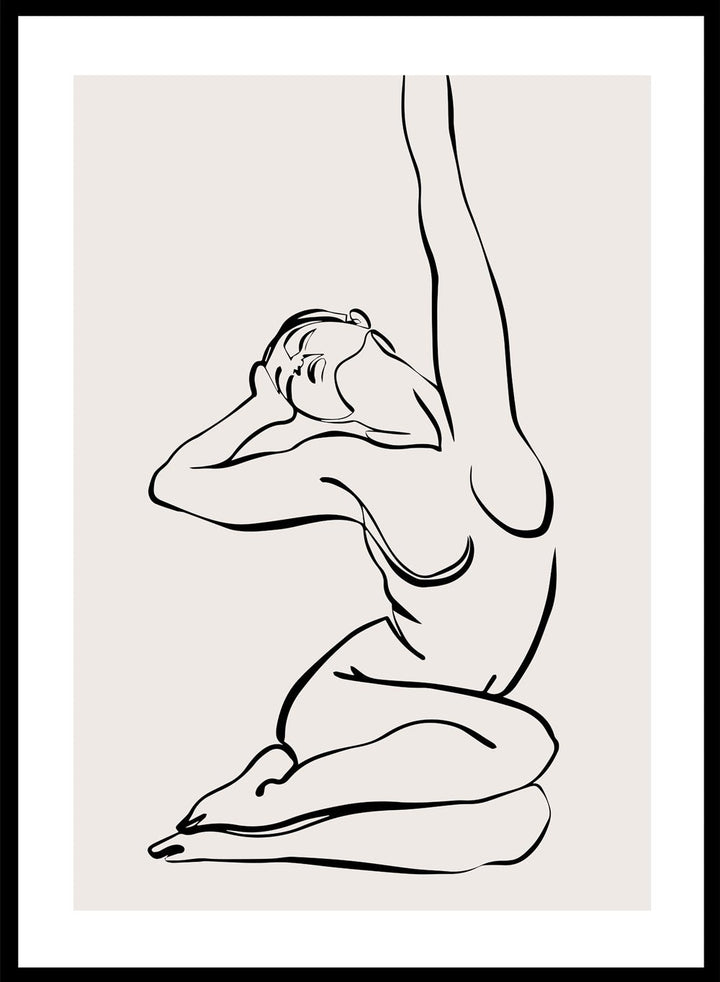 Silhouette Line Art Print_Sugar & Canvas