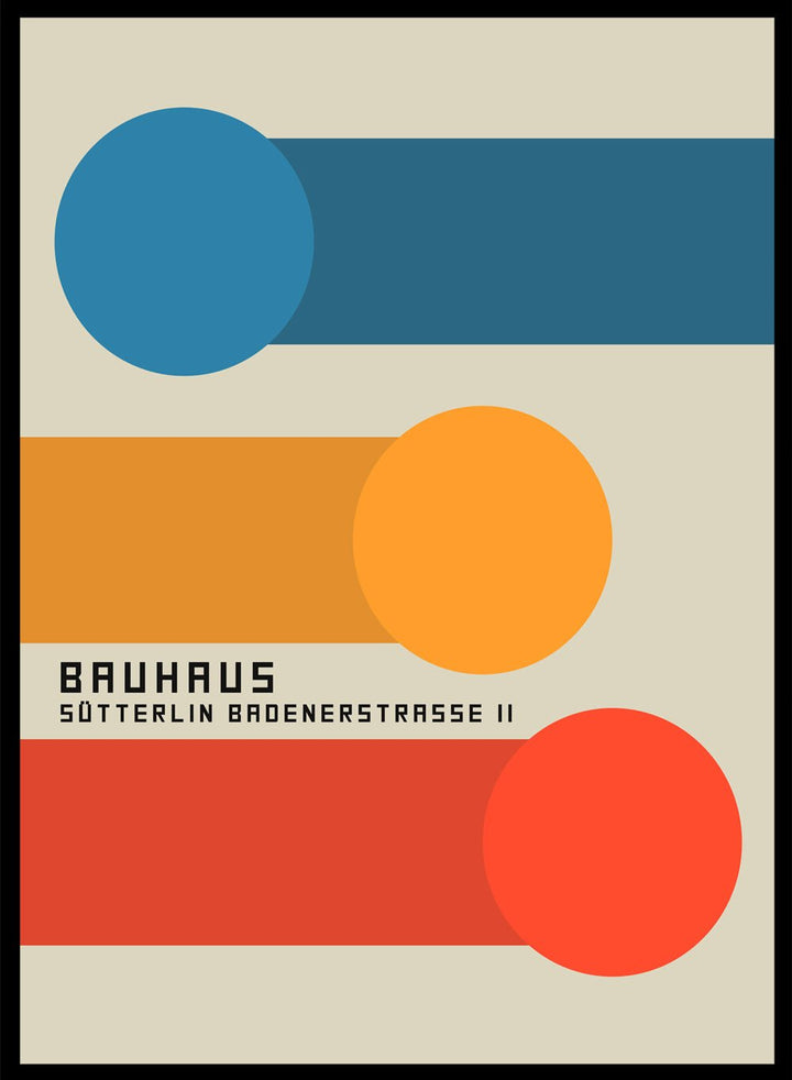 Bauhaus Geometric Art Print_Sugar & Canvas