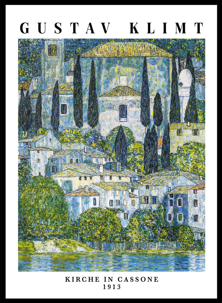 Gustav Klimt Kirche in Cassone 1913 Art Print_Sugar & Canvas