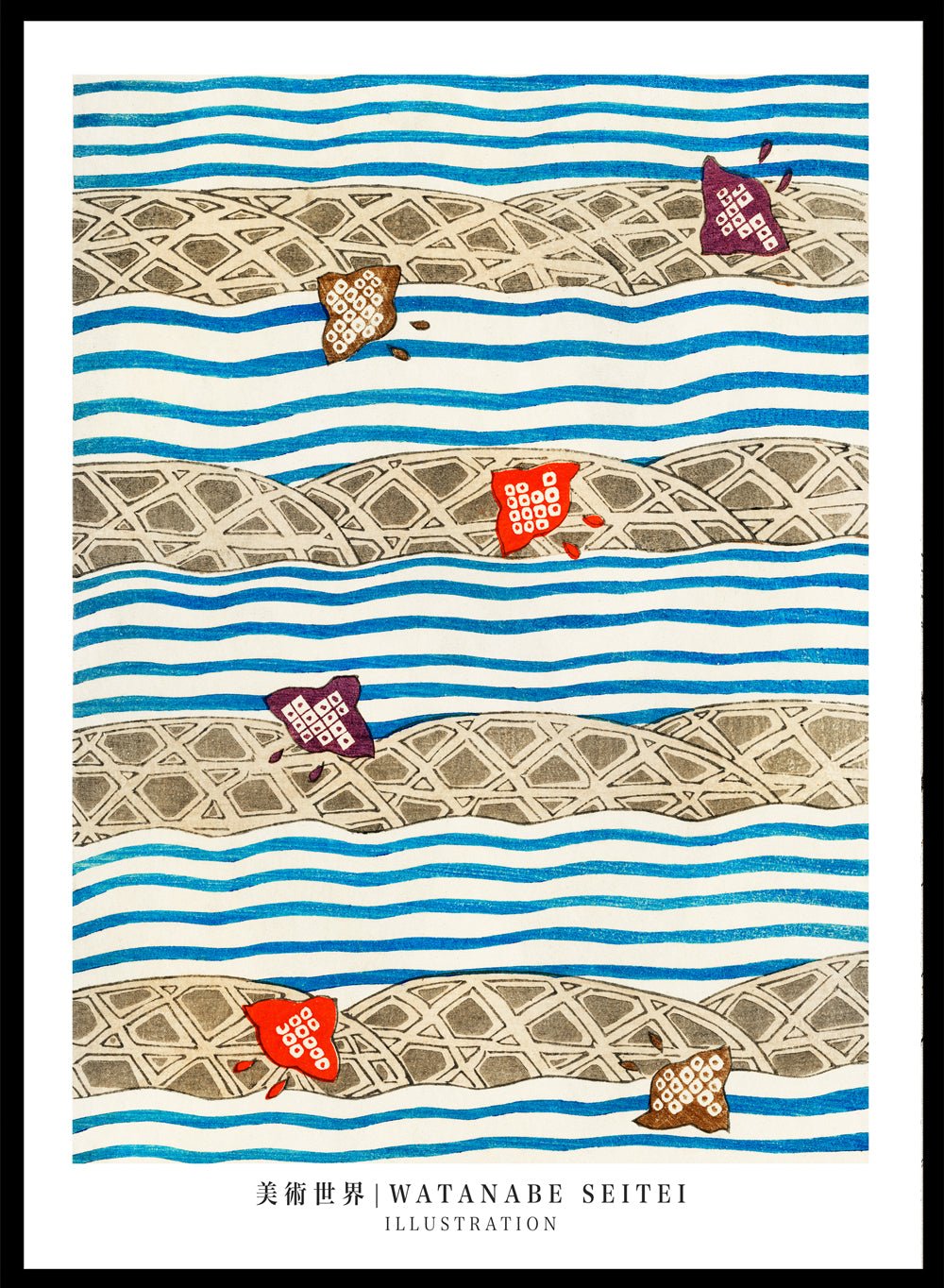 Watanabe Seitei Illustration Art Print_Sugar & Canvas