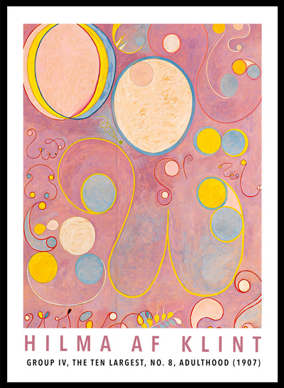 Sugar & Canvas 8x10 inches/20x25cm Hilma af Klint The Ten Largest, No. 8 Art Print