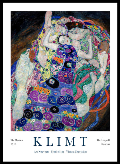 Sugar & Canvas 8x10 inches/20x25cm Gustav Klimt The Maiden 1913 Art Print