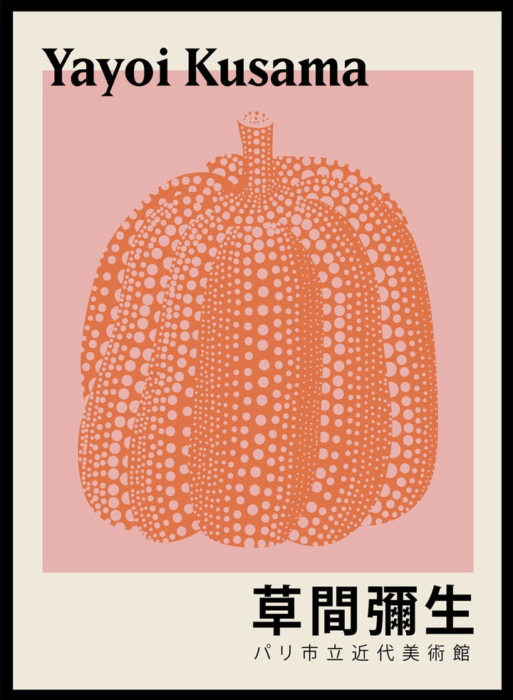 Pumpkin Forever Inspired by Yayoi Kusama Art Print_Sugar & Canvas