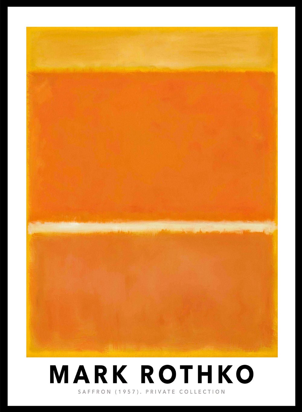 Mark Rothko Saffron 1957 Art Print_Sugar & Canvas