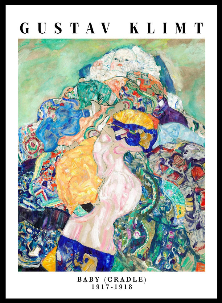 Gustav Klimt Baby Cradle 1917 - 1918 Art Print_Sugar & Canvas
